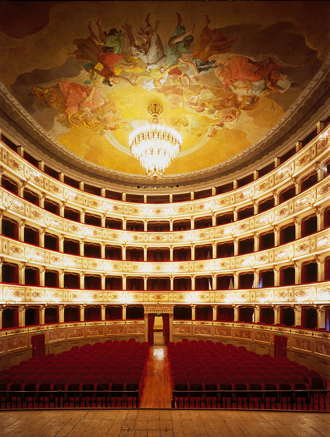 Teatro dell'Aquila, Fermo, Cosimo Morelli